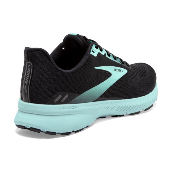 Brooks Launch 8 Women's Road Running Shoes Black Blue | ZA-DQM235649