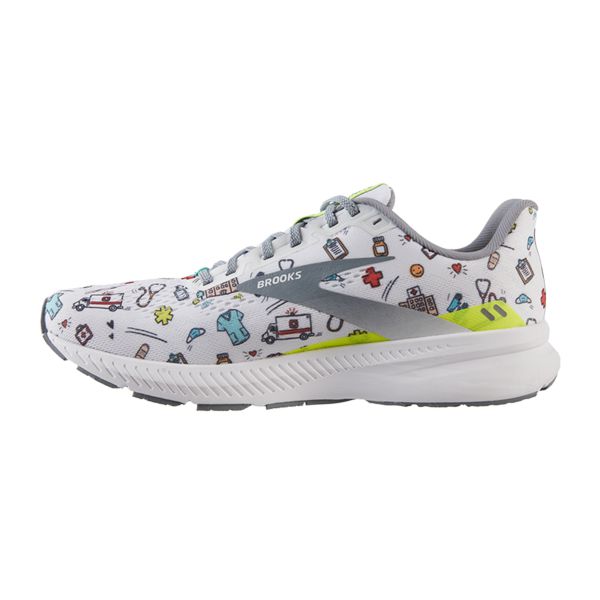 Brooks Launch 8 Women's Road Running Shoes White Multicolor | ZA-GEM261845