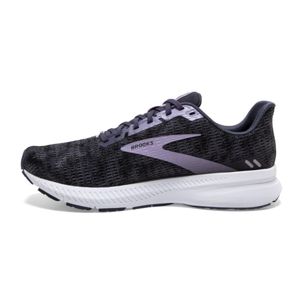 Brooks Launch 8 Women's Road Running Shoes Black Purple White | ZA-JGN024917