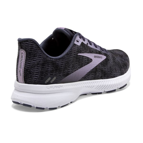 Brooks Launch 8 Women's Road Running Shoes Black Purple White | ZA-JGN024917