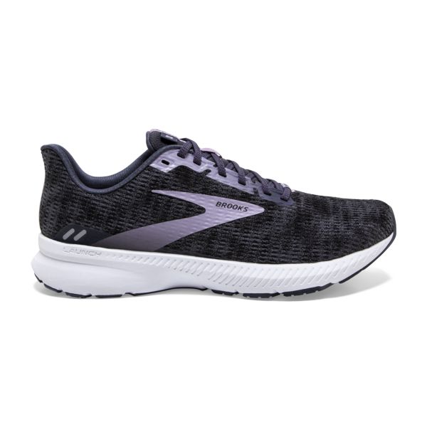 Brooks Launch 8 Women\'s Road Running Shoes Black Purple White | ZA-JGN024917