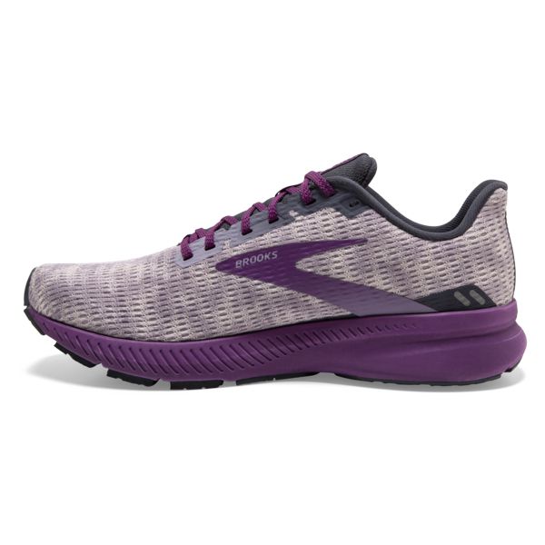 Brooks Launch 8 Women's Road Running Shoes Grey Purple | ZA-RQK982657