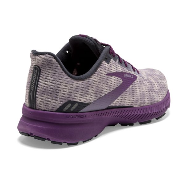 Brooks Launch 8 Women's Road Running Shoes Grey Purple | ZA-RQK982657