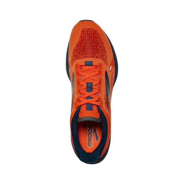 Brooks Launch 9 Men's Road Running Shoes Orange Navy | ZA-DLC629750