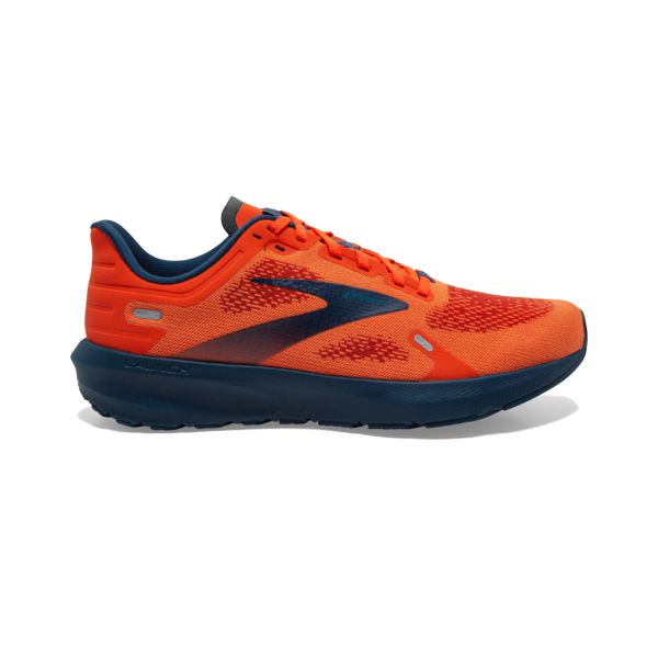 Brooks Launch 9 Men\'s Road Running Shoes Orange Navy | ZA-DLC629750