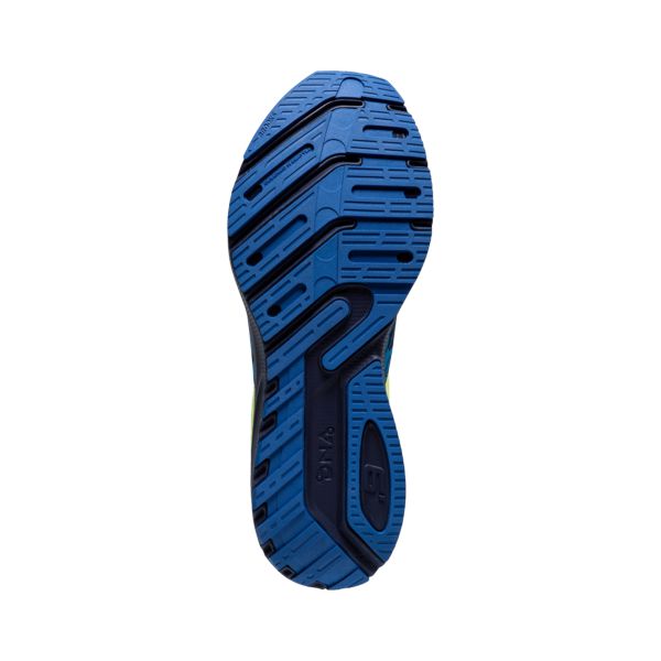 Brooks Launch 9 Men's Road Running Shoes Blue Yellow Black | ZA-MID249670