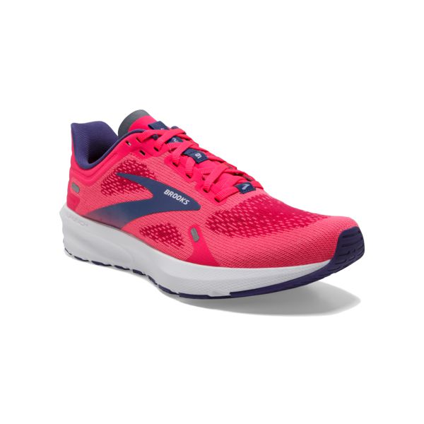 Brooks Launch 9 Women's Road Running Shoes Pink Blue White | ZA-KAN596240