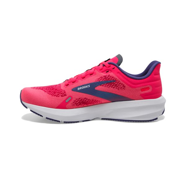 Brooks Launch 9 Women's Road Running Shoes Pink Blue White | ZA-KAN596240