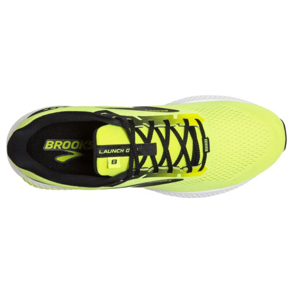 Brooks Launch GTS 8 Men's Road Running Shoes Yellow Black White | ZA-ALV018396