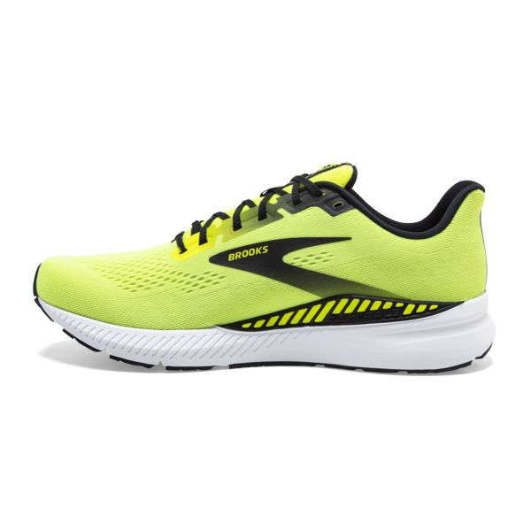 Brooks Launch GTS 8 Men's Road Running Shoes Yellow Black White | ZA-ALV018396