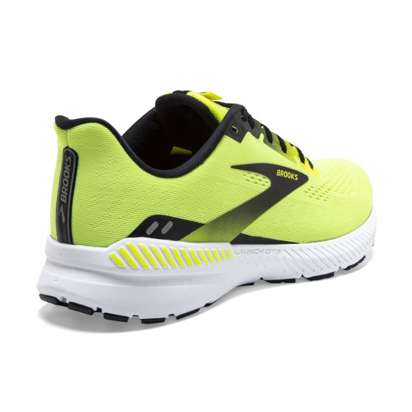 Brooks Launch GTS 8 Men's Road Running Shoes Yellow Black White | ZA-ALV018396