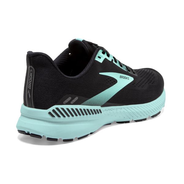 Brooks Launch GTS 8 Women's Road Running Shoes Black Blue | ZA-DRP713602