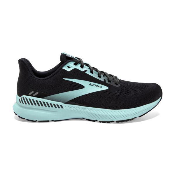 Brooks Launch GTS 8 Women\'s Road Running Shoes Black Blue | ZA-DRP713602