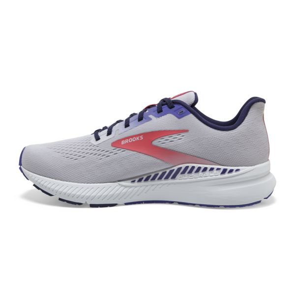 Brooks Launch GTS 8 Women's Road Running Shoes Grey Purple Coral | ZA-WBE067289