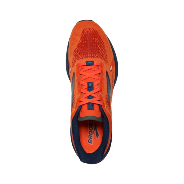 Brooks Launch GTS 9 Men's Road Running Shoes Orange Navy | ZA-KJR016529