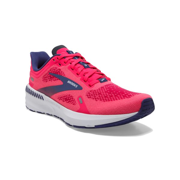 Brooks Launch GTS 9 Women's Road Running Shoes Pink Blue White | ZA-ASC235186