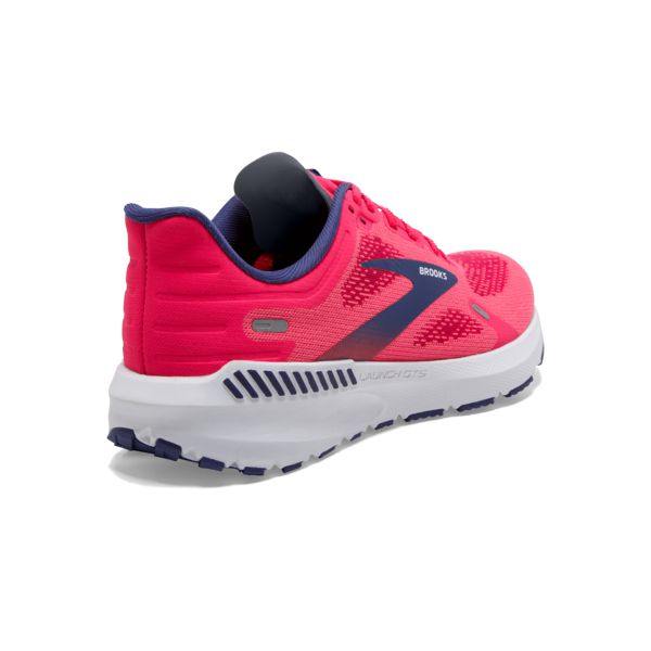 Brooks Launch GTS 9 Women's Road Running Shoes Pink Blue White | ZA-ASC235186