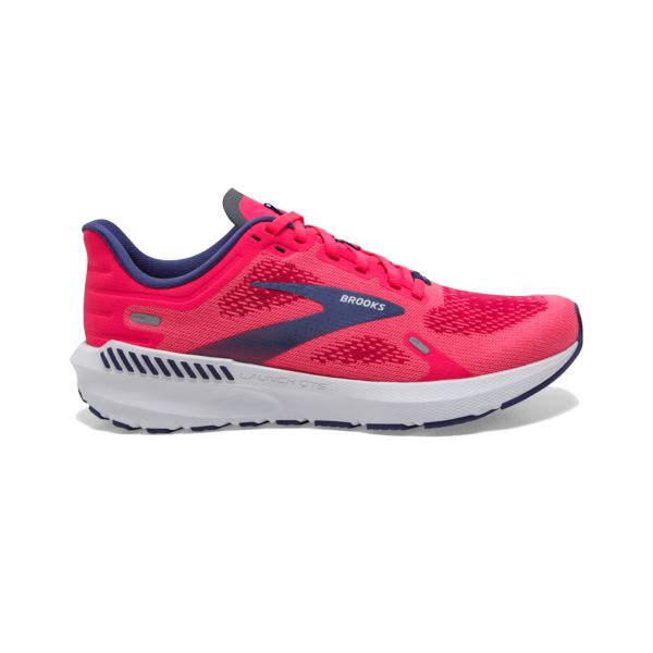 Brooks Launch GTS 9 Women\'s Road Running Shoes Pink Blue White | ZA-ASC235186