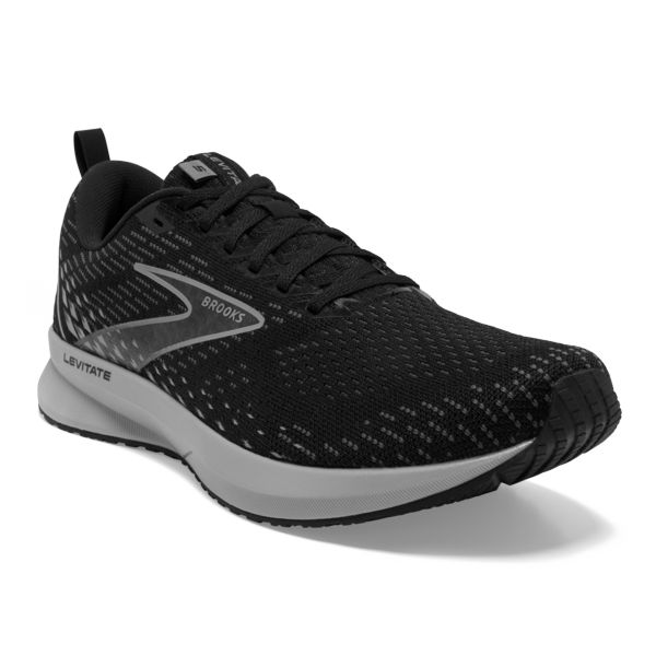 Brooks Levitate 5 Men's Road Running Shoes Black Grey | ZA-IFK098325