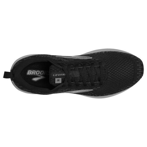 Brooks Levitate 5 Men's Road Running Shoes Black Grey | ZA-IFK098325