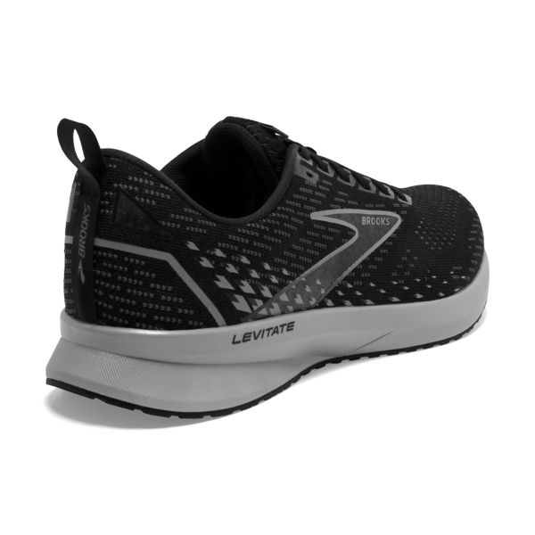 Brooks Levitate 5 Men's Road Running Shoes Black Grey | ZA-IFK098325