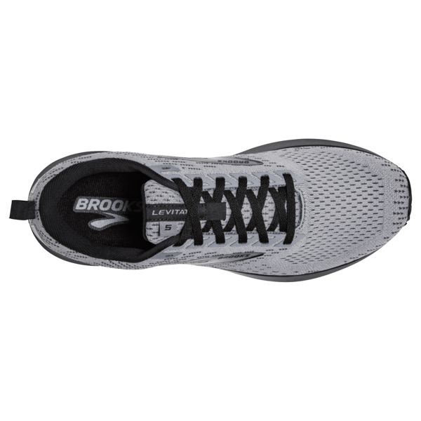 Brooks Levitate 5 Men's Road Running Shoes Grey Black | ZA-TEP752491