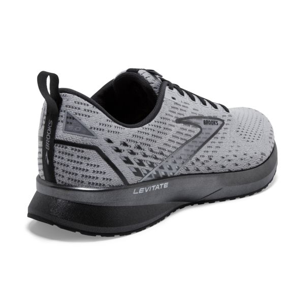 Brooks Levitate 5 Men's Road Running Shoes Grey Black | ZA-TEP752491