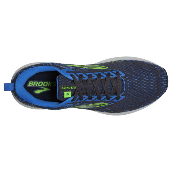 Brooks Levitate 5 Men's Road Running Shoes Blue Green White | ZA-ZUC531269