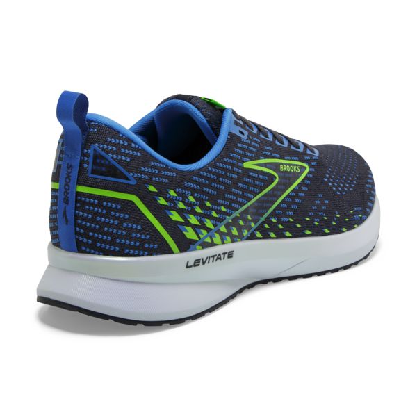 Brooks Levitate 5 Men's Road Running Shoes Blue Green White | ZA-ZUC531269