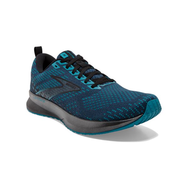 Brooks Levitate 5 Men's Road Running Shoes Navy Green Black | ZA-ZXH937658