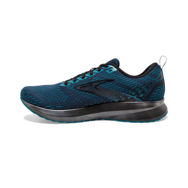 Brooks Levitate 5 Men's Road Running Shoes Navy Green Black | ZA-ZXH937658