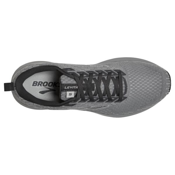 Brooks Levitate 5 Women's Road Running Shoes Grey Black | ZA-JLR721058