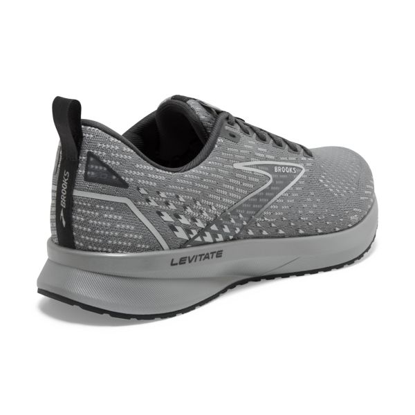 Brooks Levitate 5 Women's Road Running Shoes Grey Black | ZA-JLR721058