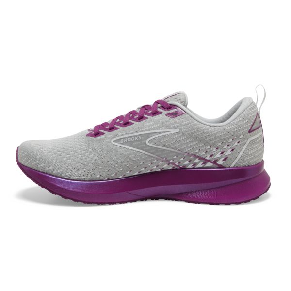 Brooks Levitate 5 Women's Road Running Shoes Grey Purple | ZA-QSA968173