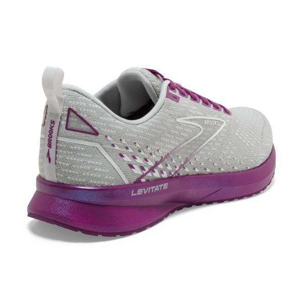 Brooks Levitate 5 Women's Road Running Shoes Grey Purple | ZA-QSA968173