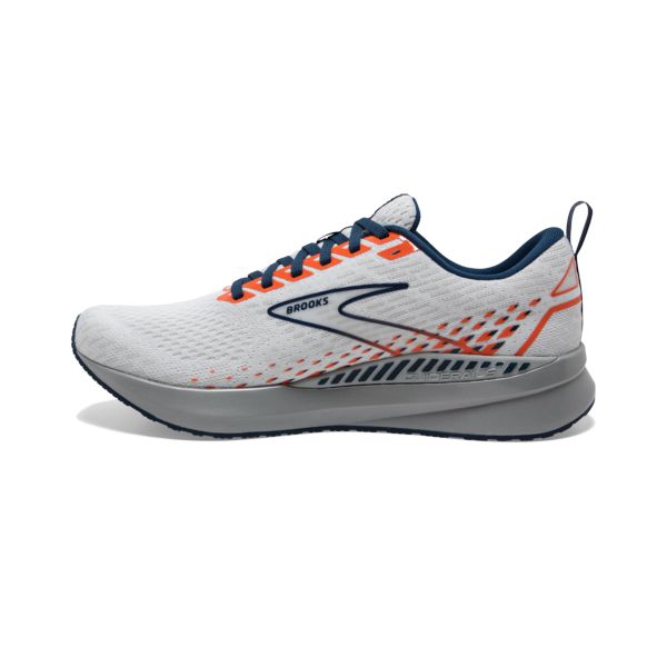 Brooks Levitate GTS 5 Men's Road Running Shoes White Blue Orange | ZA-PHY945372