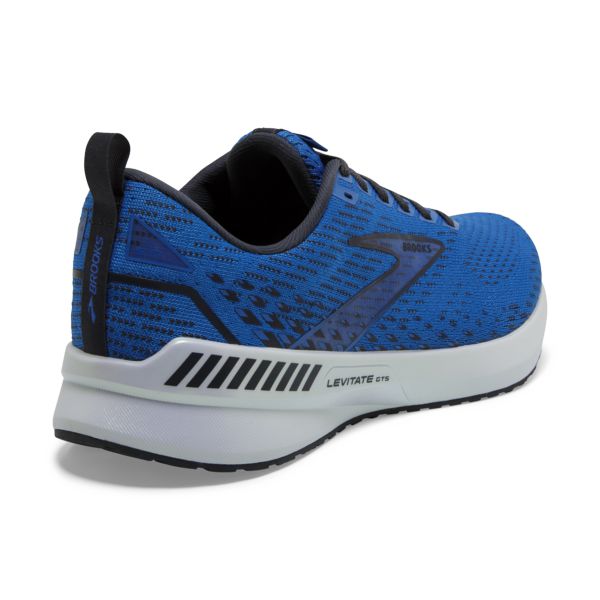 Brooks Levitate GTS 5 Men's Road Running Shoes Blue Black White | ZA-VBC930675