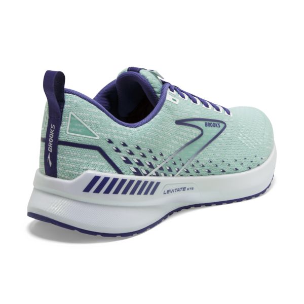 Brooks Levitate GTS 5 Women's Road Running Shoes Navy Blue White | ZA-SWY675328