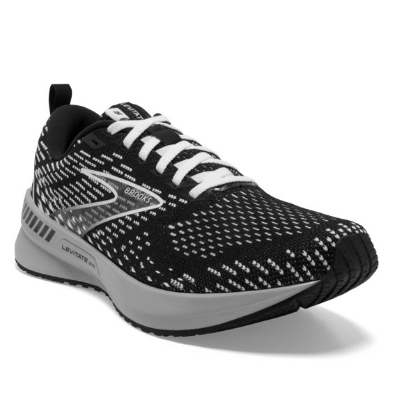 Brooks Levitate GTS 5 Women's Road Running Shoes Black Grey White | ZA-VIB103628