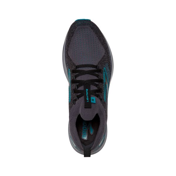 Brooks Levitate StealthFit 5 Men's Road Running Shoes Black Turquoise | ZA-GLS967831