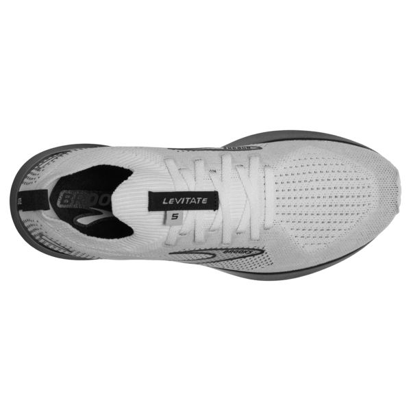 Brooks Levitate StealthFit 5 Women's Road Running Shoes White Grey Black | ZA-ALY043915