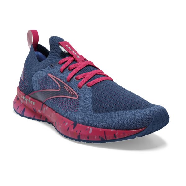 Brooks Levitate StealthFit 5 Women's Road Running Shoes Blue Red | ZA-DMR093428