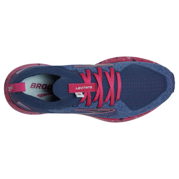 Brooks Levitate StealthFit 5 Women's Road Running Shoes Blue Red | ZA-DMR093428