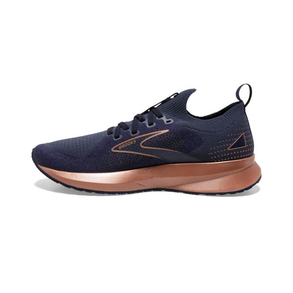 Brooks Levitate StealthFit 5 Women's Road Running Shoes Navy Gold | ZA-GPH873192