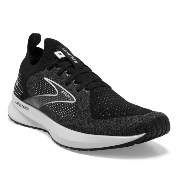 Brooks Levitate StealthFit 5 Women's Road Running Shoes Black Grey White | ZA-QAW074539