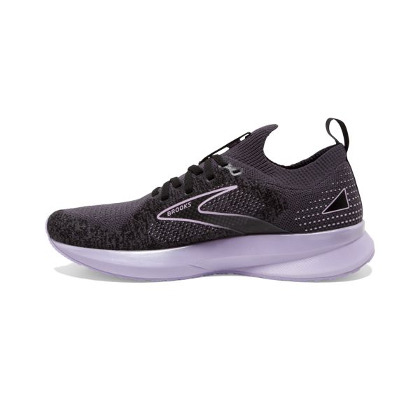 Brooks Levitate StealthFit 5 Women's Road Running Shoes Black Grey Purple | ZA-YRT340975