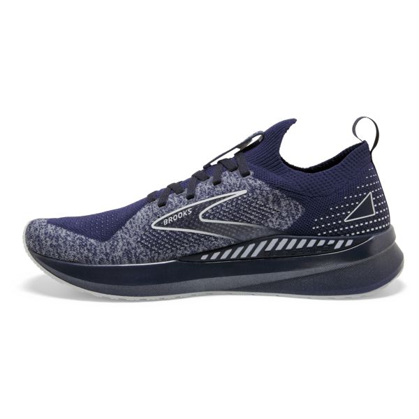 Brooks Levitate StealthFit GTS 5 Men's Road Running Shoes Grey Navy White | ZA-LVI026431