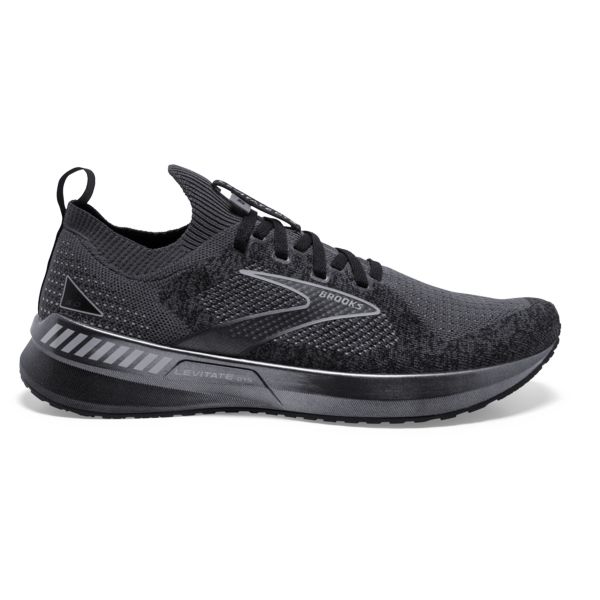 Brooks Levitate StealthFit GTS 5 Men\'s Road Running Shoes Black Grey | ZA-QLR518396