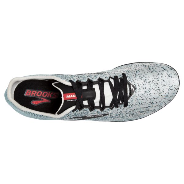 Brooks Mach 19 Men's Racing Shoes Grey Black Blue | ZA-GOA246150