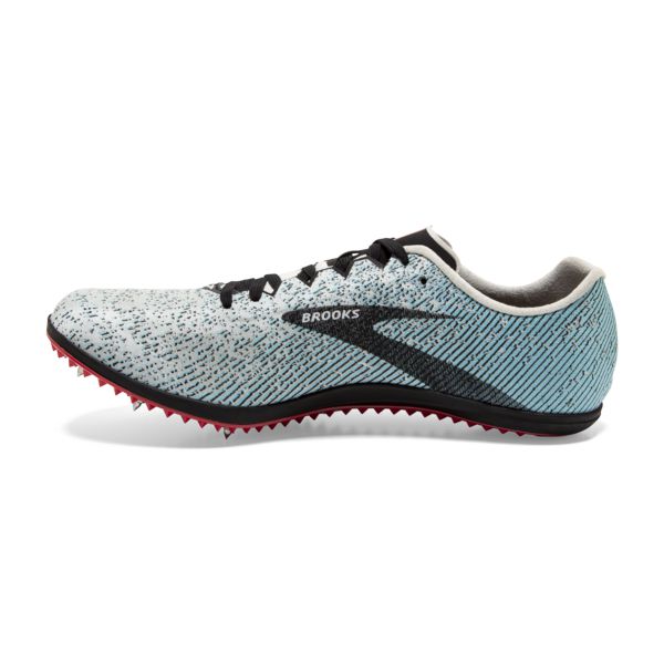 Brooks Mach 19 Men's Racing Shoes Grey Black Blue | ZA-GOA246150